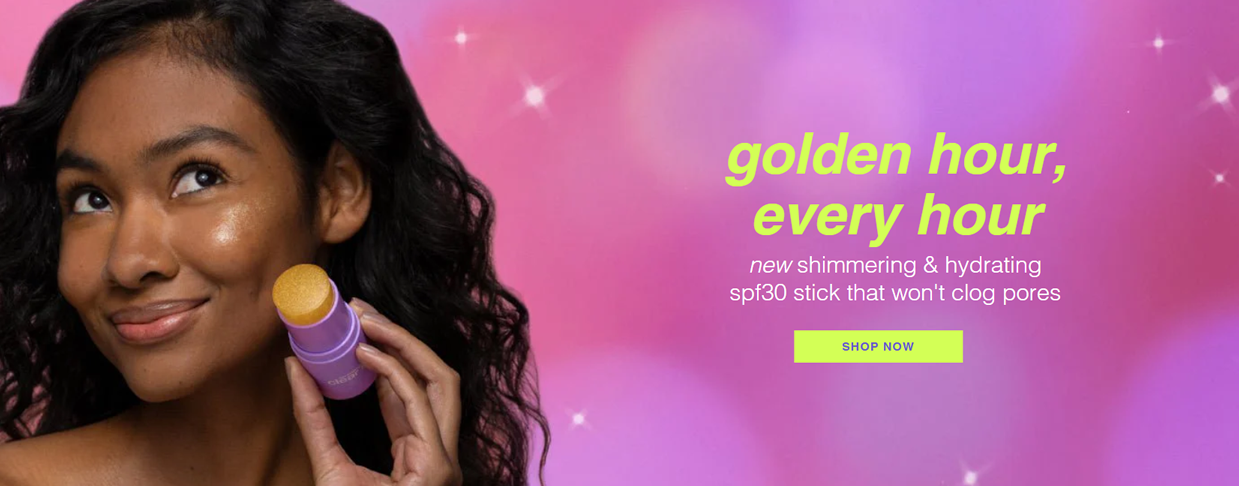 new! golden hour hydrating spf30 stick